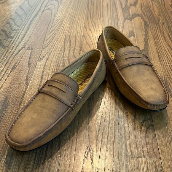 Minishion Mens Shoes Loafers Walking Driving Moccasins - Picture 3 of 8